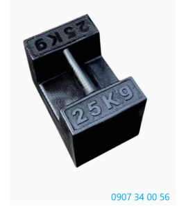 QUẢ CÂN TIÊU CHUẨN BẰNG GANG 25KG
