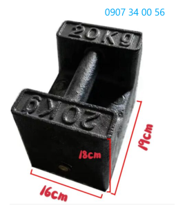 QUẢ CÂN TIÊU CHUẨN BẰNG GANG 20KG