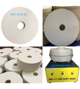 GIẤY LỌC CHIẾT NHỰA CHO MÁY TÁCH NHỰA LY TÂM