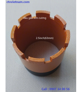 LƯỠI KHOAN RÚT LÕI BÊ TÔNG 2.5 INCH (63MM) - HÀN QUỐC